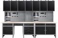JZD Metal Storage Cabinet Organizer Set System, by JZD