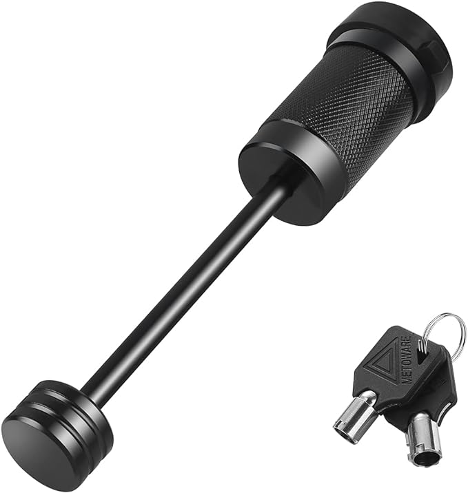 METOWARE Trailer Tongue Coupler Lock 1/4" Dia, 3-1/2" Span, Trailer Hitch Lock by METOWARE