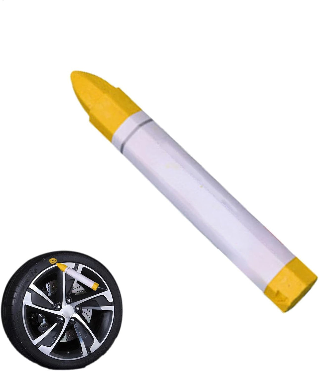 Tire Paint Pent - Tire Paint Marker, Waterproof Tire Pen | Yellow Paint Pen For Metal, Auto Tire Paint Tool Markers