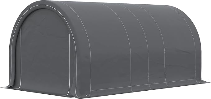 Outsunny 10' x 16' Carport, Heavy Duty Portable Garage Storage Tent - Image 9