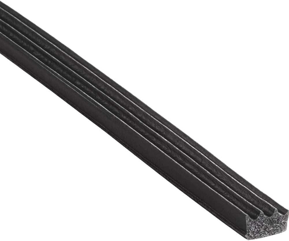 trim-lok ribbed rectangle rubber seal with 3m bonded, main product view