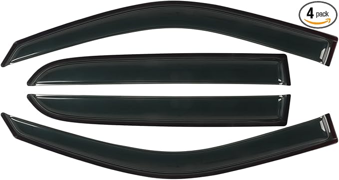 Window Visors Rain Guards Fit for 2009-2018 Dodge Ram 1500, 19-23 1500 Classic by CHYKORLA