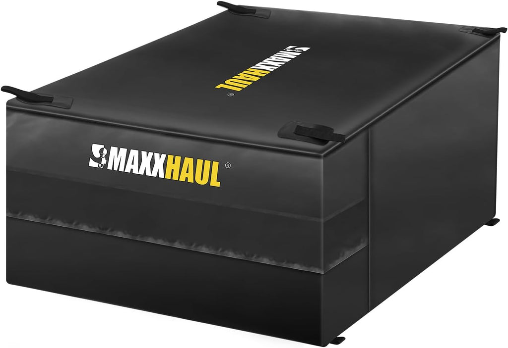 MaxxHaul Truck Bed Cargo Bag - 26 Cu. Ft. Heavy Duty Waterproof Carrier for Pickup Trucks & SUVs - 50"x40"x22" - Includes Bungee Cords (50130)