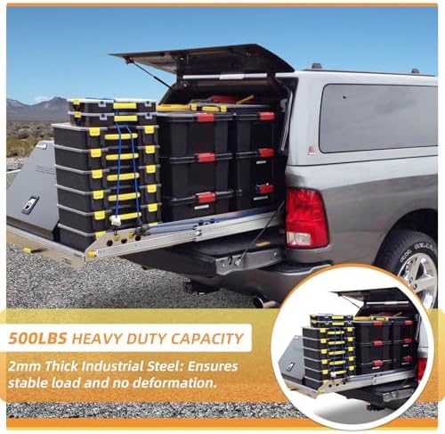 with lock heavy duty drawer slides 12 14, front angle view