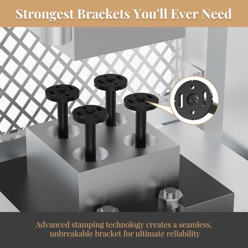 wall shelf brackets heavy duty floating shelf bracket, close-up detail
