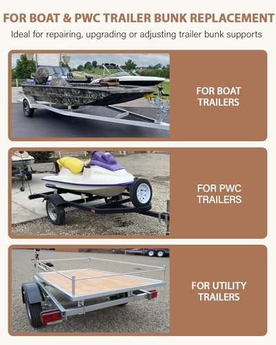 boat trailer bunk brackets 4 pack galvanized bunks on a desk or shelf