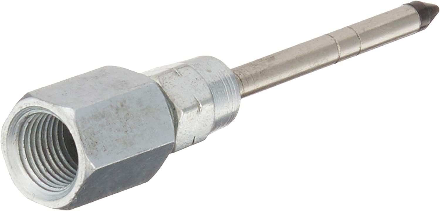 Lincoln 5803 Hand-held Grease Gun Needle Nozzle with Hardened Steel Tip, 1/8" Female NPT Thread, 2.76" Length, Used for Lubrication of Flush-Type or Hard-to-Reach Hydraulic Fittings