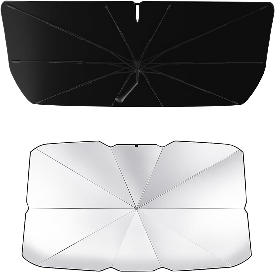 Windshield Sun Shade Umbrella Compatible with Subaru Outback Wagon 2015 2016 2017 2018 2019, Foldable Reflective Sunshade for UV Protection & Heat Reduction