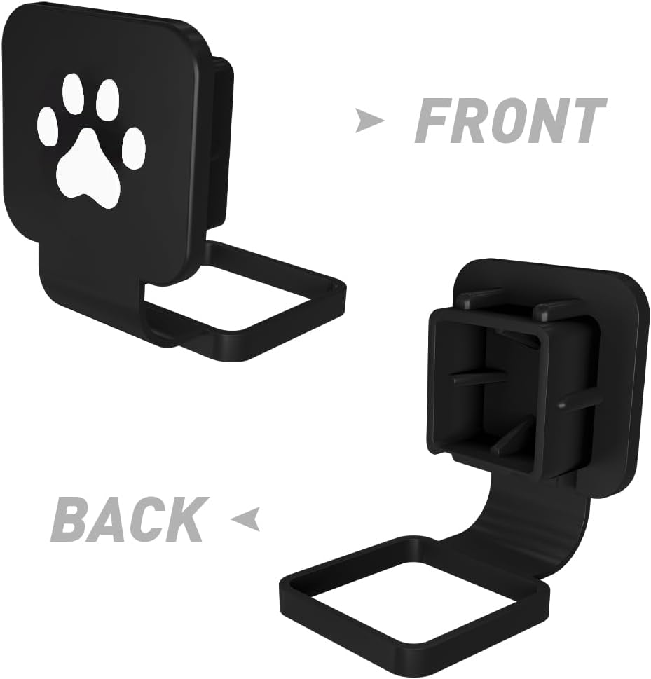 Trailer Hitch Cover 2 Inch Paw Prints Tow Trailer Hitch Cover Plug Insert Receiver Tube Cover with Bracket Fits for Jeep Dodge Ram Porsche Mercedes Benz GMC N1ssan Toy0ta Chev Truck 1Pack
