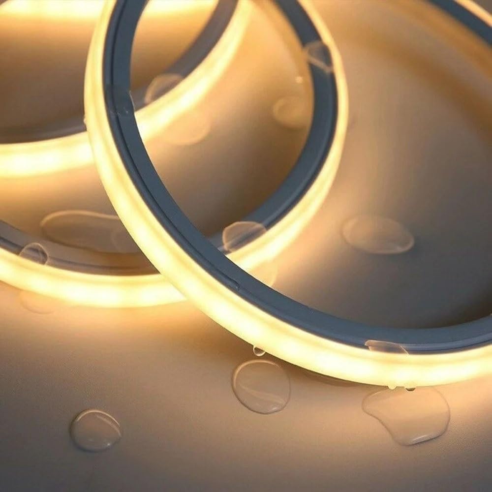 Neon Rope Tube, WS2812B WS2811 SK6812 WS2815 LED Neon Rope Tube Silica Gel Flexible Strip Light Soft Lamp Tube IP67 Waterproof for Decoration (Color : T0513, Size : 3m)