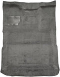 Replacement Auto Carpet Floor Liner - Molded Cutpile - fits 1990-1996 Ford F-250 Extended Cab Electric 4WD Automatic Low Tunnel (Black)