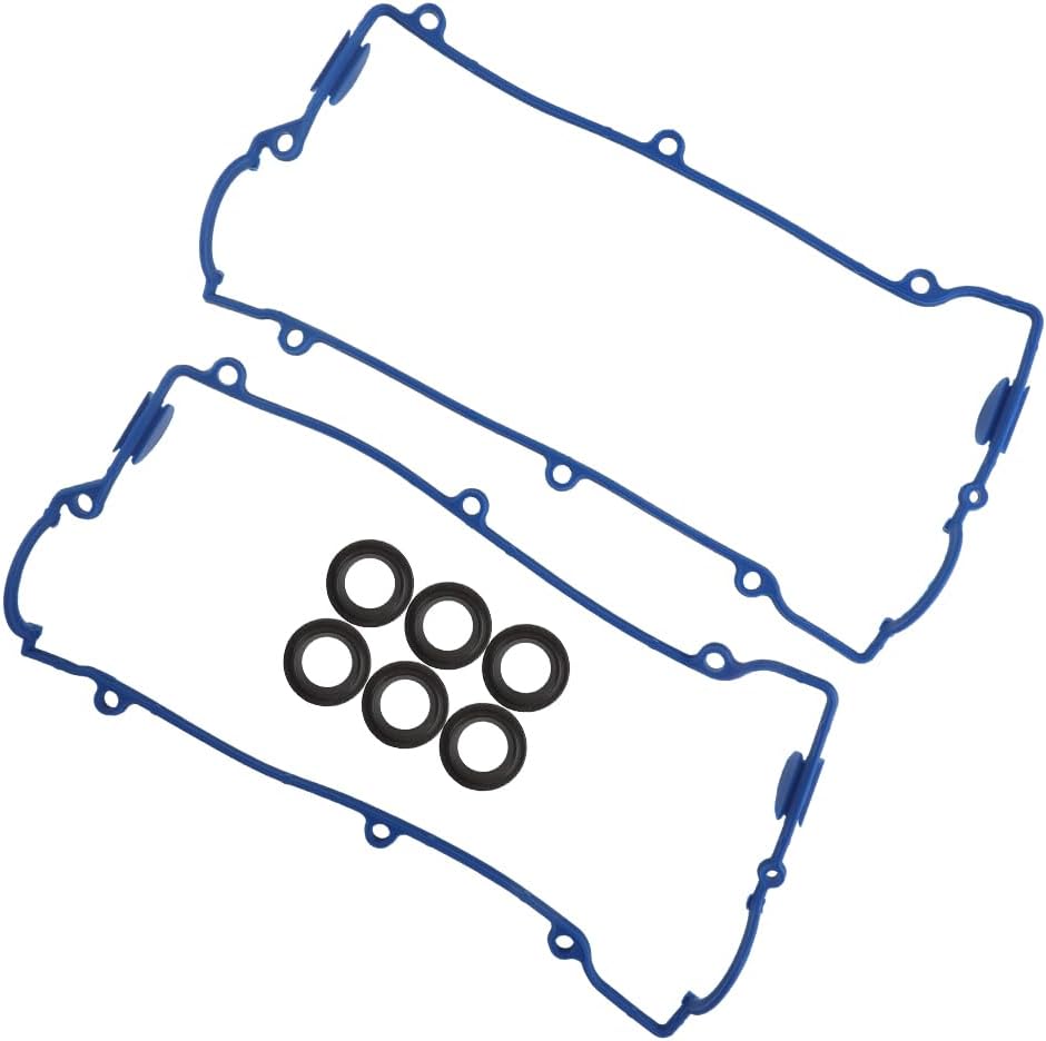 Valve Cover Gaskets Kit for VS50640R VC136G | Fit Hyundai Santa Tiburon Fit Kia Magentis Optima 2.5L 2.7L 1999-2004 V6 2700cc