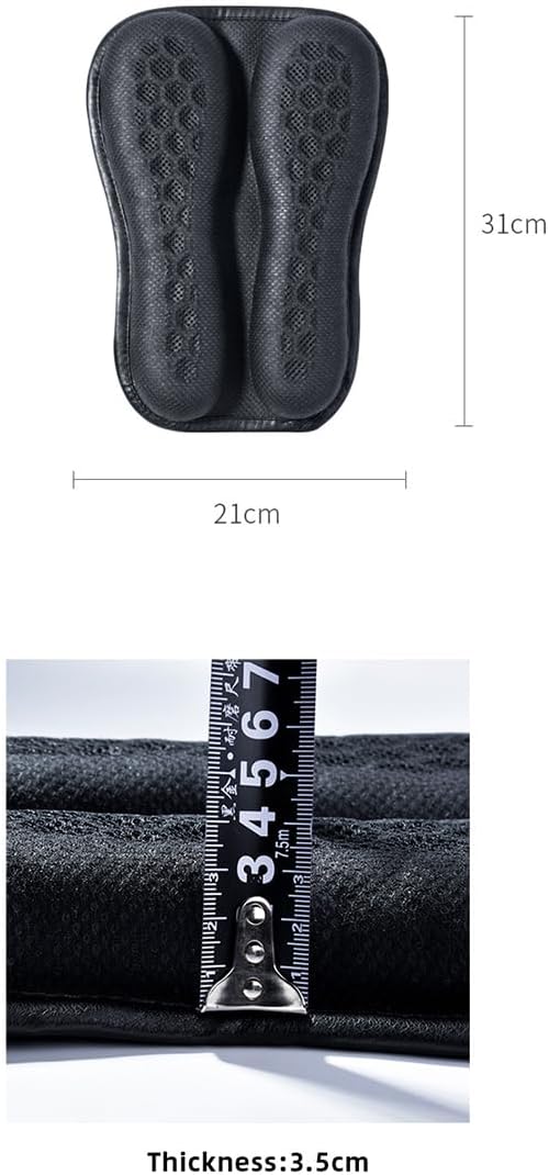 Motorcycle Seat Cushion for Can-Am Spyder RT 2010-2026,Gel Seat Cover Breathable Honeycomb Design for Long Rides Comfortable Padding Unique Look