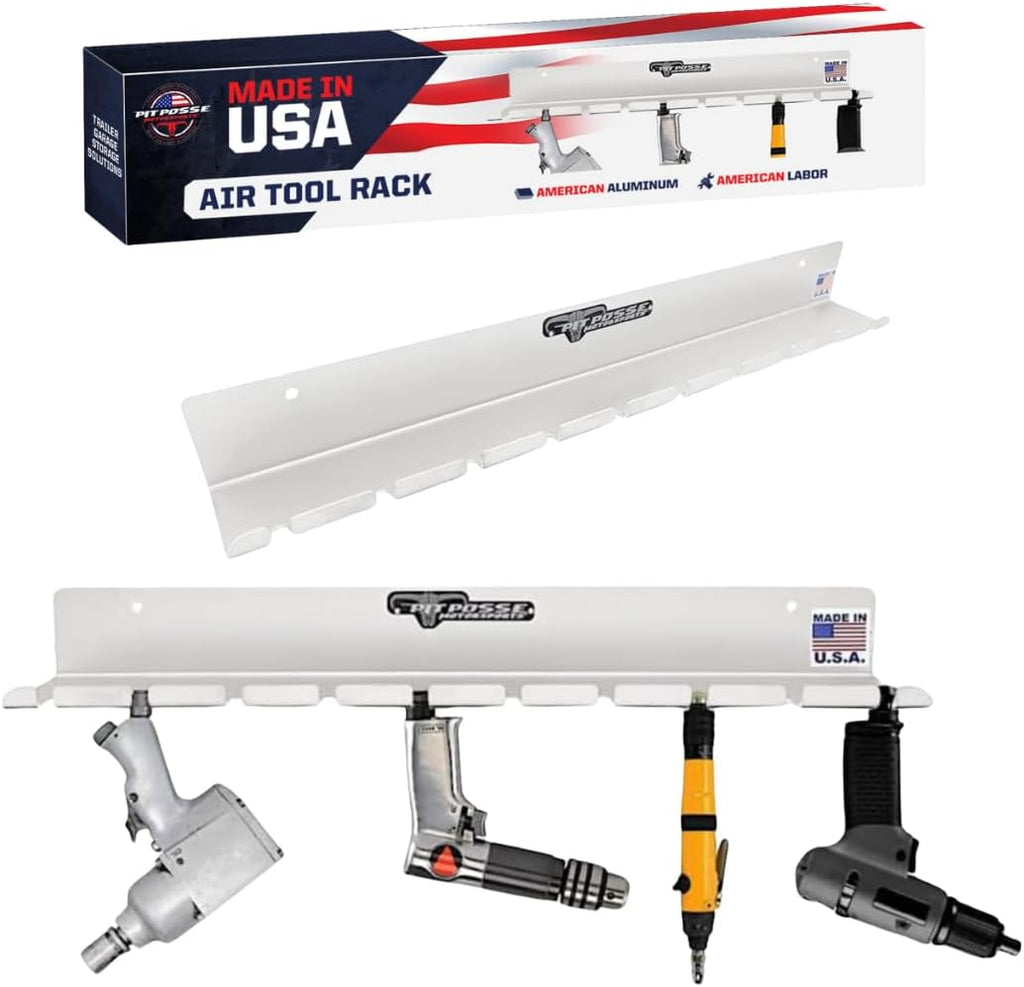 pit posse pp3118 air tool pneumatic rack holder shown in use