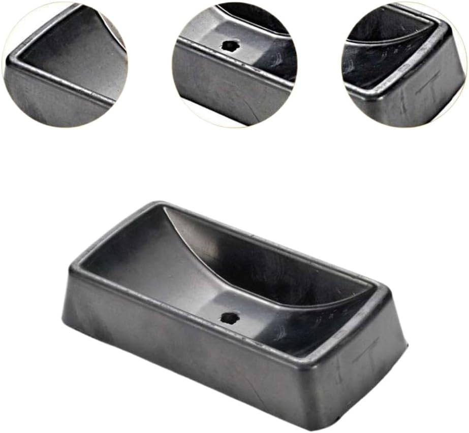 Rubber Chock Stabilizer Dock Stopper for Trailer Auxiliary Wheels RV Camper Boat 6 Inch