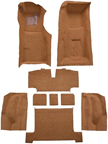 Replacement Auto Carpet Floor Liner - Molded Loop - fits 1970-1970 Chevrolet Corvette 4 Speed Manual Complete with Pad (Black)