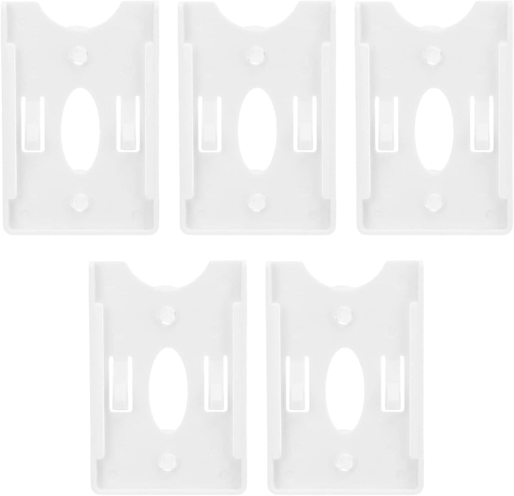 Windshield Card Holder and Secure Card Management, 5 Pcs IC Card Holder, Windshield Card Display Sleeve for Community & Vehicle Management, Fuel Card Holder for Vehicle (Suction cup)