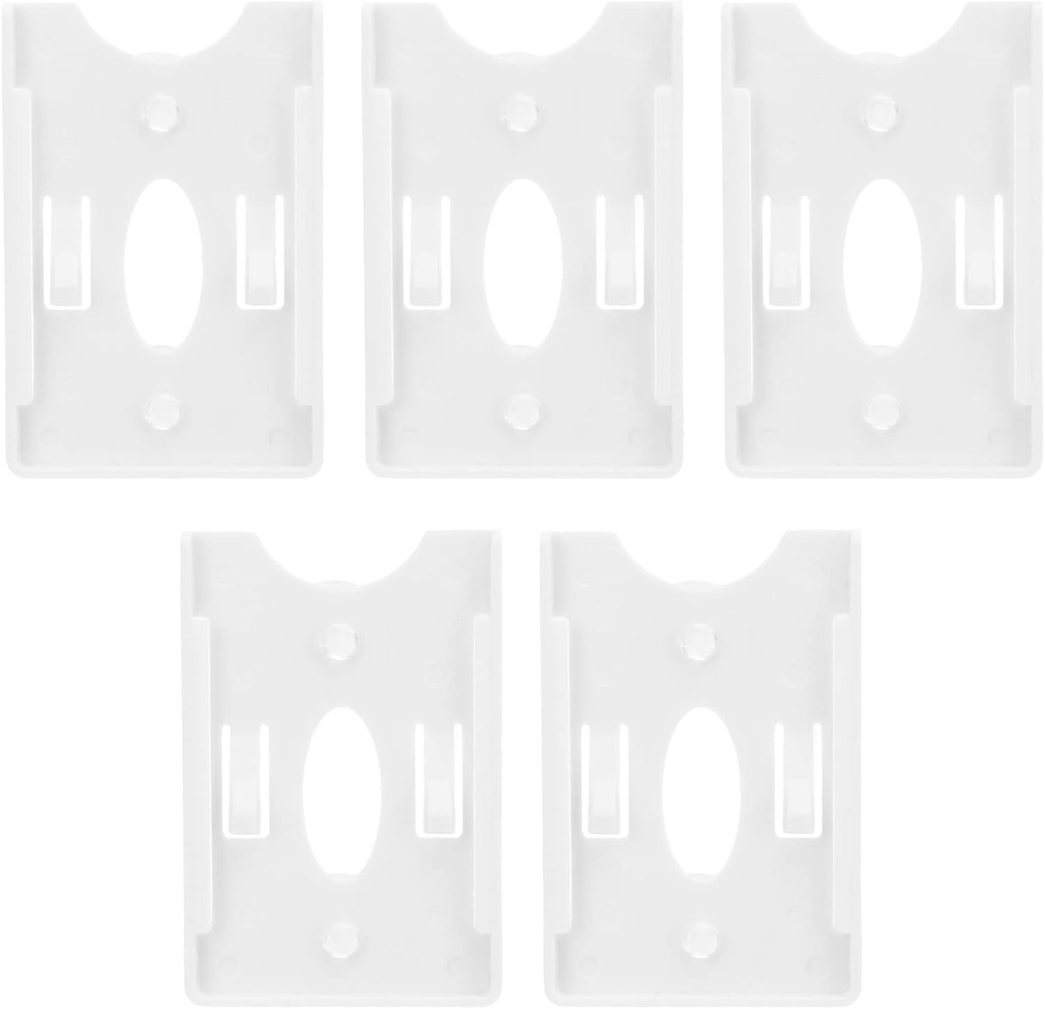 Windshield Card Holder and Secure Card Management, 5 Pcs IC Card Holder, Windshield Card Display Sleeve for Community & Vehicle Management, Fuel Card Holder for Vehicle (Suction cup)
