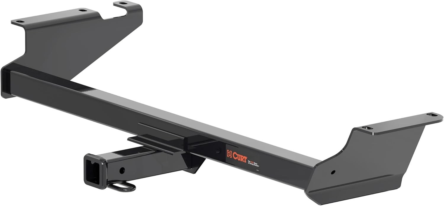 CURT 13364 Class 3 Trailer Hitch, 2" Receiver, Fits 2008-2020 Dodge Grand Caravan, Chrysler Town and Country, Routan, Ram C/V, 4,000 lb GTW, 400 lb TW, 5,000 lb WD, Custom Fit, Steel Tow Hitch