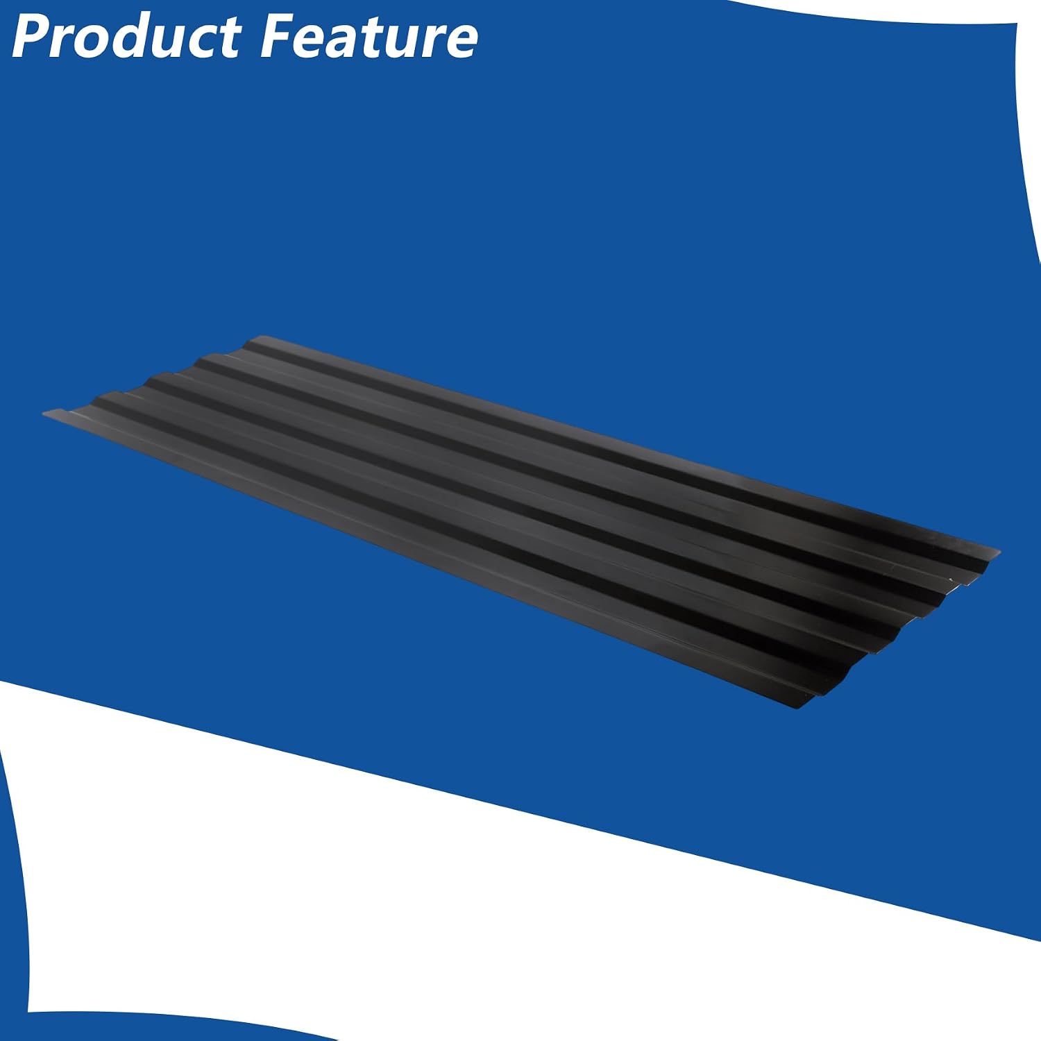 WFLNHB 4Pcs Black Steel Truck Bed Floor Patch Panel Replacement for F250 F350 F450 1999-2016 926-881