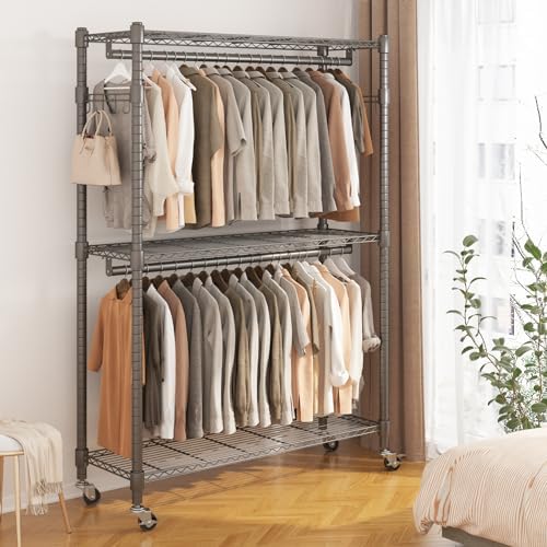 bathwa clothes racks for hanging clothes, 25 mm shown in use