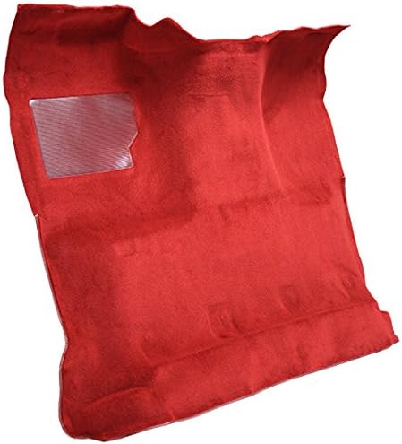 Replacement Auto Carpet Floor Liner - Molded Cutpile - fits 1980-1986 Ford F-150 Regular Cab 2WD Automatic (Saddle)
