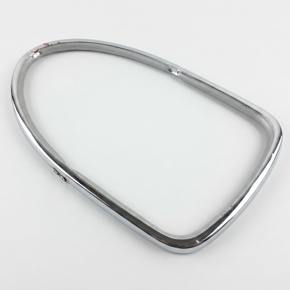 Pirate Mfg Tail Light Lens Chrome Trim Ring Pair Compatible with VW 1968–1970 Beetle – Replaces 111‑945‑117A