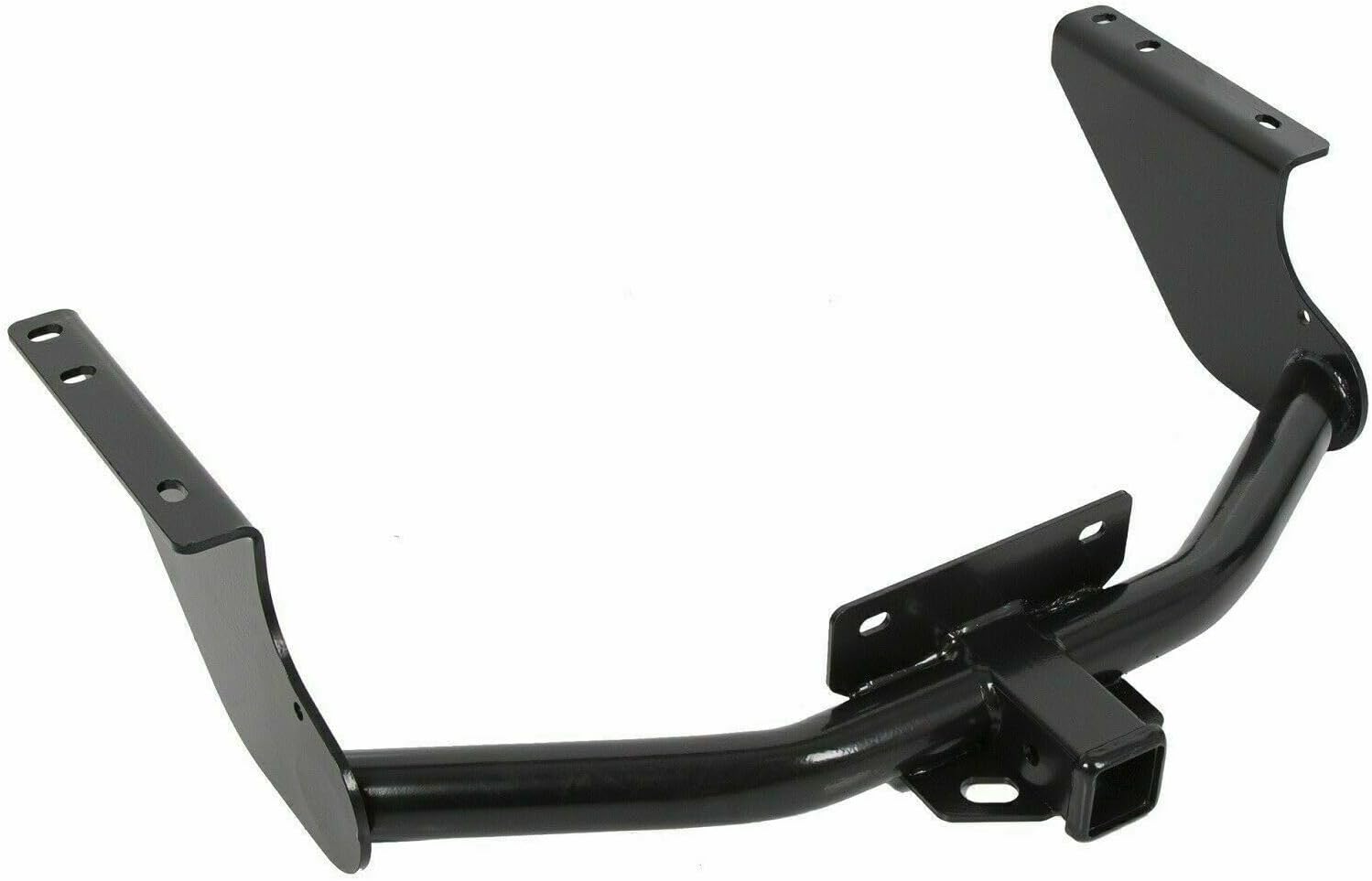 for Dodge for Ram 1500 2011-2018 & Classic 2019 Class 4 Trailer Hitch Tow 2" Steel Rear Black Powder Coated Finish 1 Piece Set BAPQ00048