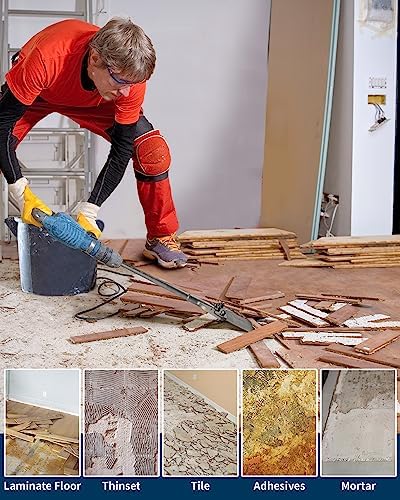 sds max floor scraper,firecore 6 inch by 25, front angle view