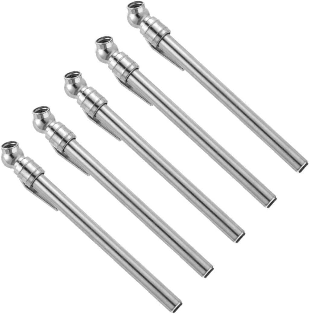 Healifty 5Pcs Portable Tire Pressure Gauge Accurate Car Tire Pressure Pen for Easy Monitoring Battery Design for Travel and Automotive Maintenance