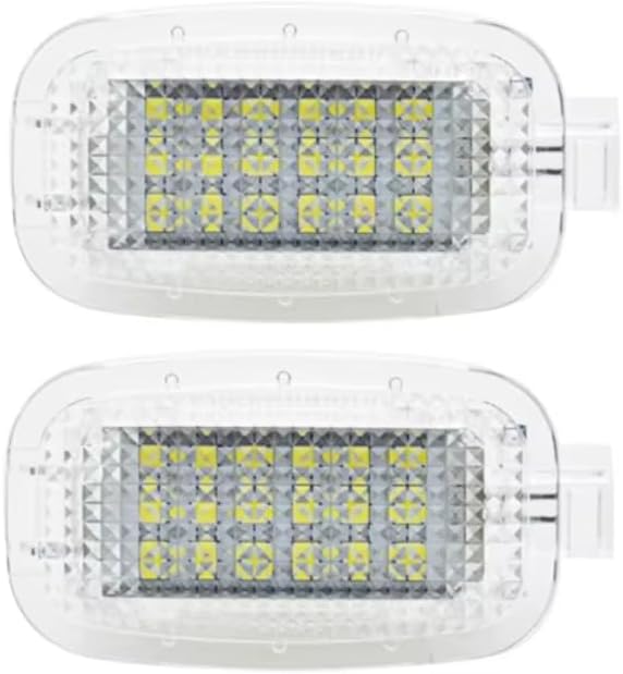 Car Trunk Light for Mercedes-Benz X164 GL-Class X204 GLK-Class, 2pcs Door Courtesy/Luggage Trunk Footwell Glove Box Sunvisor Mirror Light Assembly