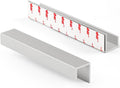 adhesive cabinet handles silver 5-1/2" length (cover 5", main product view