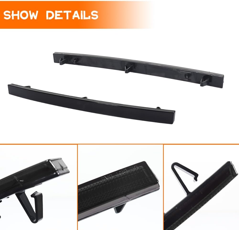 Smoked Lens For 2014 2015 2016 2017 2018 2019 Chevrolet Chevy Corvette C7 Reflector Tail Light Housings 22813423, 23370176 84031887