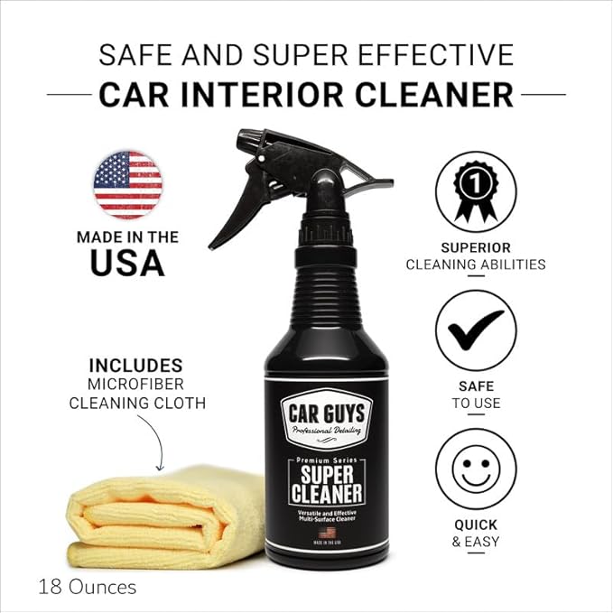 CAR GUYS Super Cleaner | Effective Car Interior Cleaner | Leather Car Seat - Image 2