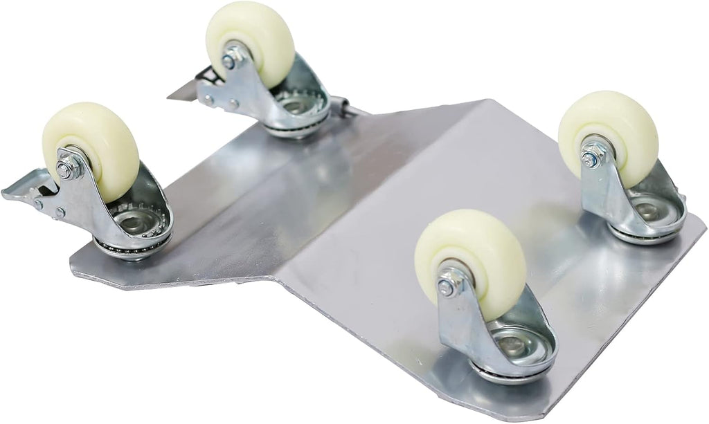 6000lbs Heavy Duty Car Wheel Dollies - 4 Pack Tire Skating Set (Gray + Metal) | Smooth Mobility: 4 universal swivel casters per dolly for 360-degree movement