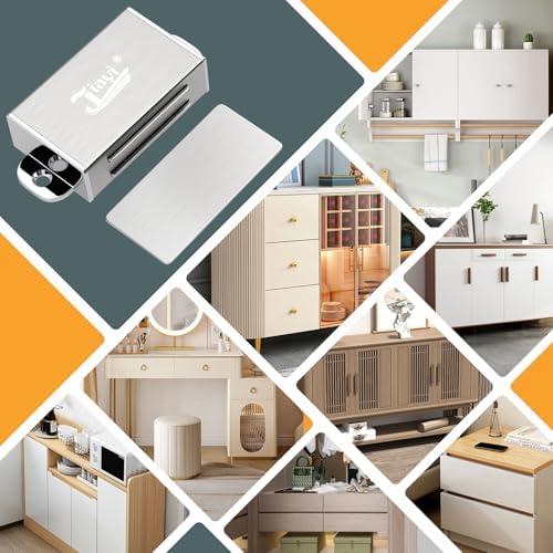jiayi 12 pack self adhesive magnetic door catch on a desk or shelf
