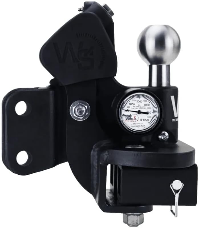 Weigh Safe True Tow Middleweight - Weight Distribution Hitch - Ball Mount Hitch with Anti-Sway Technology - 10" Drop Hitch, 2" Shank & 8,500-lb Towing Capacity