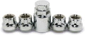 Lug Nuts Wheel Lock 14X2 Open End Bulge Acorn Locking Chrome for Navigator for Mark LT for Blackwood for Expedition for Excursion for F150 for F350/F250 Superduty Key 4pc