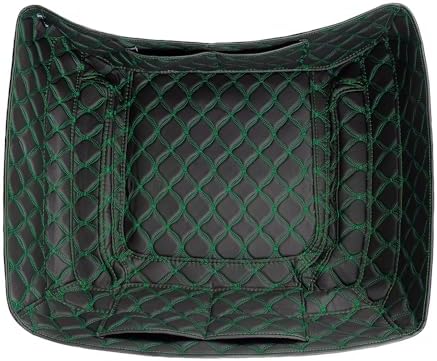 Moto Onfire Tour Trunk Pack Liners Carpet Inserts with Pockets Fit for Harley/AB Luggage (Green, King Tour Trunk Pack)