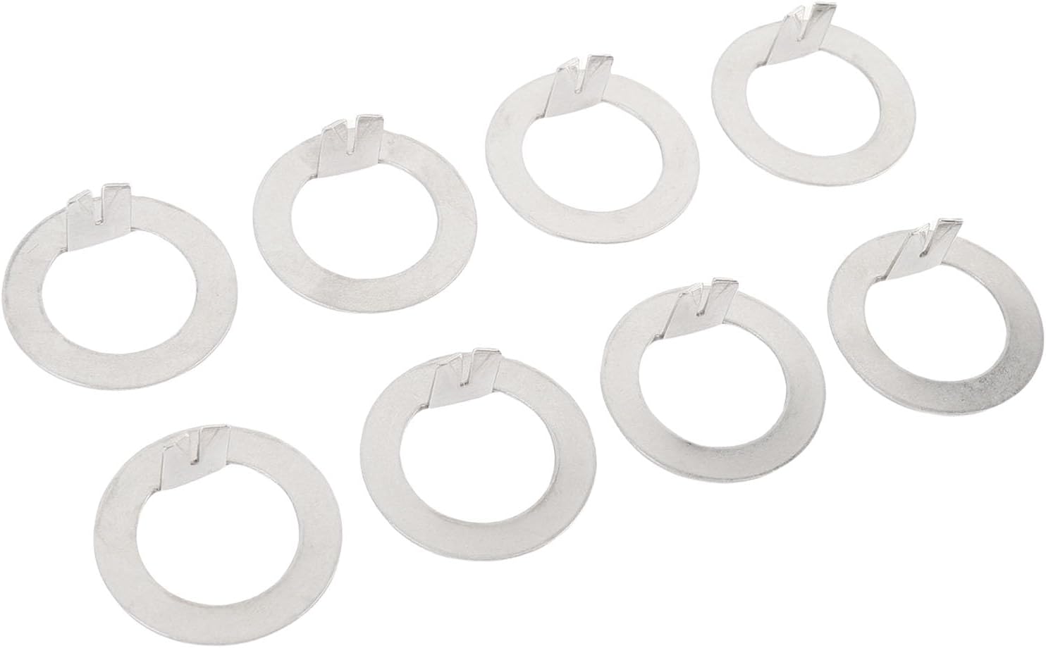 8PCS 1 Inch Trailer Wheel Spindle Washer fit for EZ Lube 2000 to 7000 Lbs Axles, Stainless Steel D Shaped Spindle Nut Locking Washers for Hub and Drum Maintenance, Towing Security