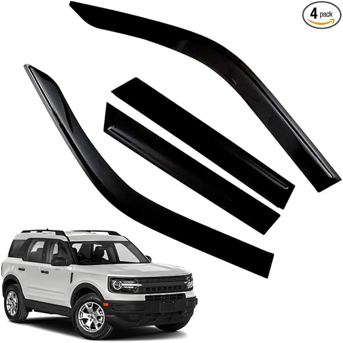 Rain Guards for Ford Bronco Sport 2021-2024 Big Bend Outer Banks Badlands by LETINGFAR