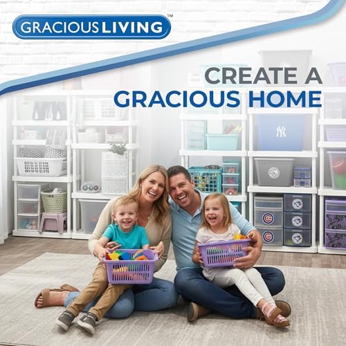 gracious living 5 shelf fixed height ventilated medium, package contents
