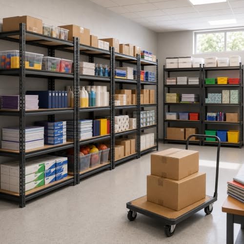 reibii 2 pack garage shelving, 2400lbs each,heavy duty, view 10