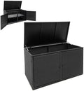 giantex rattan deck box outdoor&indoor 88 gallon wicker, main product view