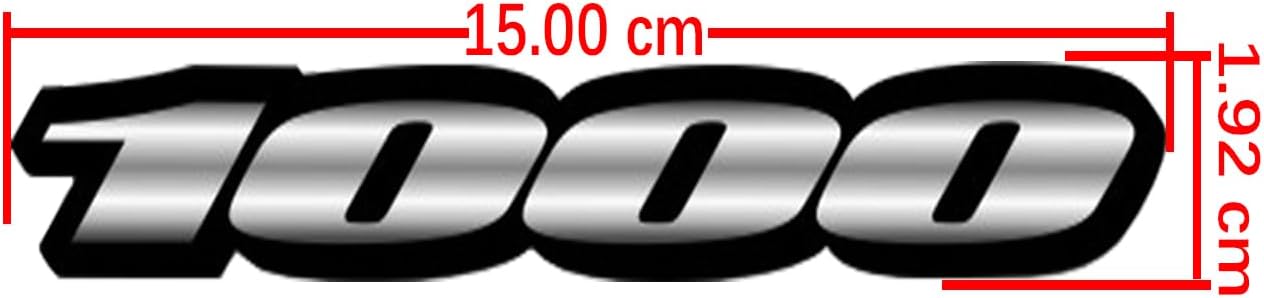 Awonderful Motorcycle Reflective Vinyl Fairing Sticker Decal for GSXR1000,Grey