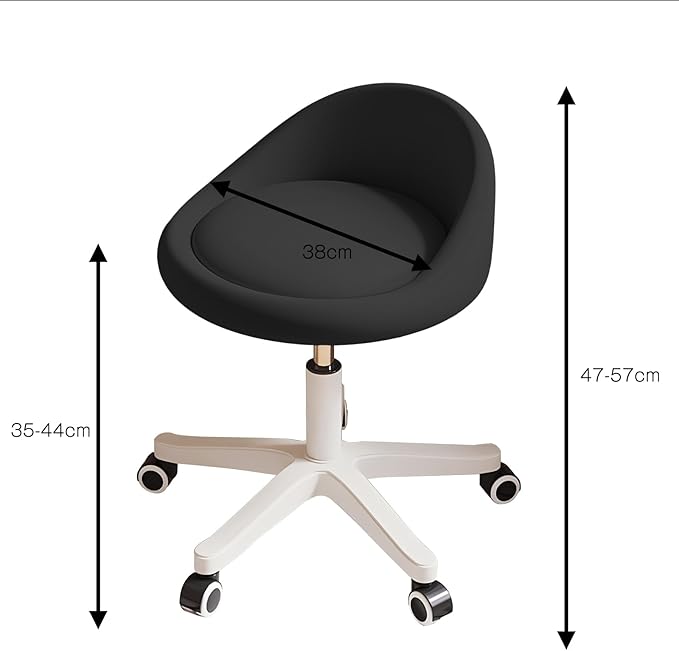 Rolling Stool Set of 2 Rolling Hydraulic Salon Stool - Image 2