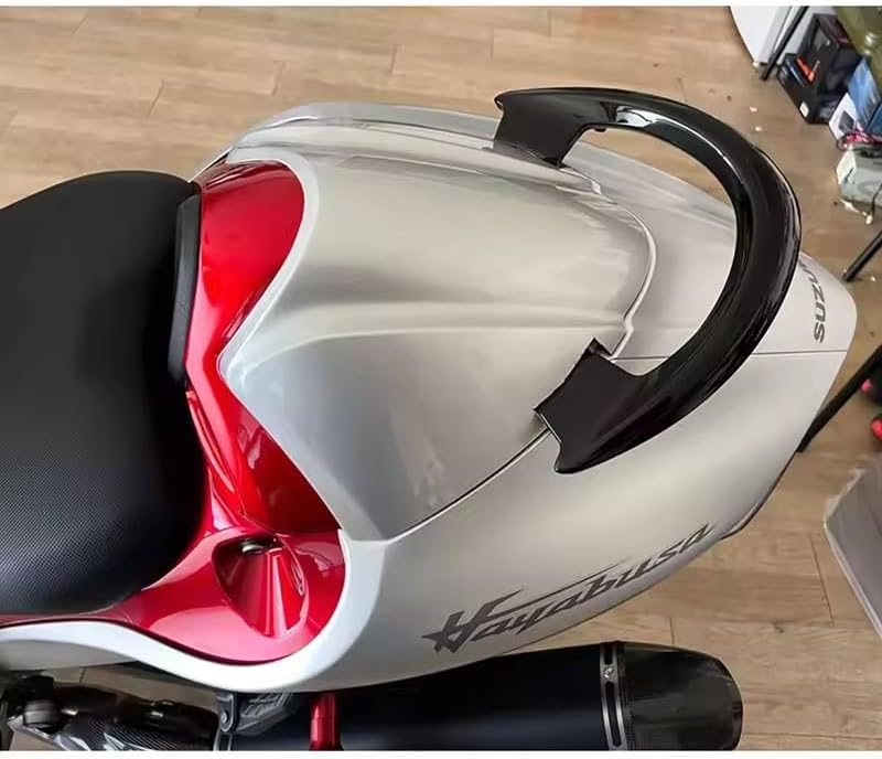for Suzuki Hayabusa GSXR1300 GSXR 1300 GSX-R1300 2021 2022 2023 2024 Motorcycle Rear Passenger Cowl Seat Back Cover Fairing Part (Glossy Black)