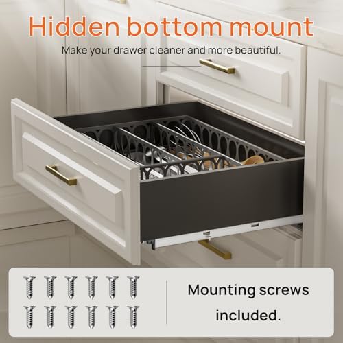 24 inch soft close undermount drawer slides,full extension,100 on a desk or shelf