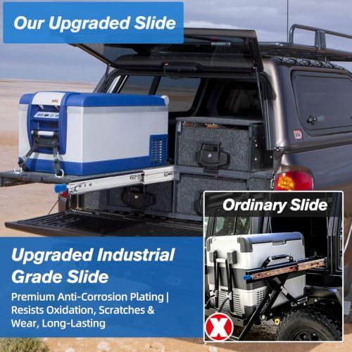 yenuo locking heavy duty drawer slides full extension, package contents