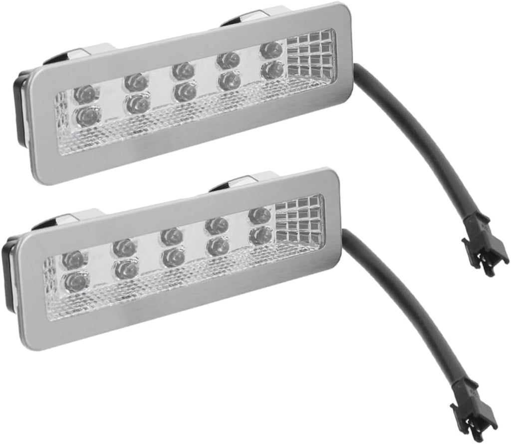 2pcs LED Range Hood Light Bulbs Replacement Compatible Kitchen Vent Hood Energy Efficient Bright for Home Use